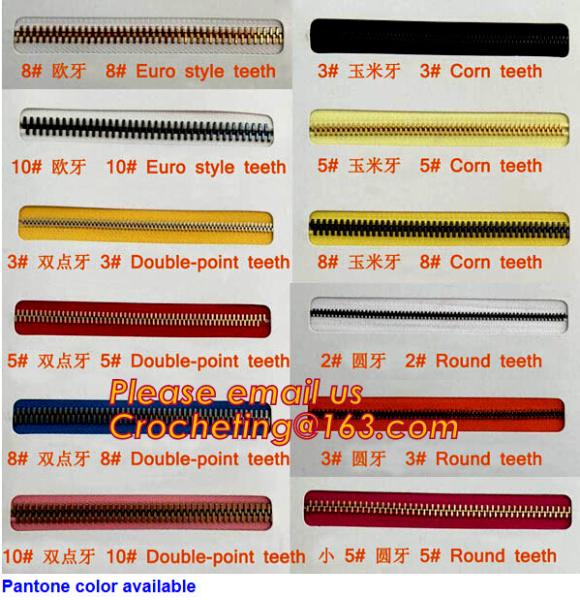 Cheap prices garment accessory fancy duvet cover zipper hot sale, zipper open end fashion garment zippers no 5 rose gold