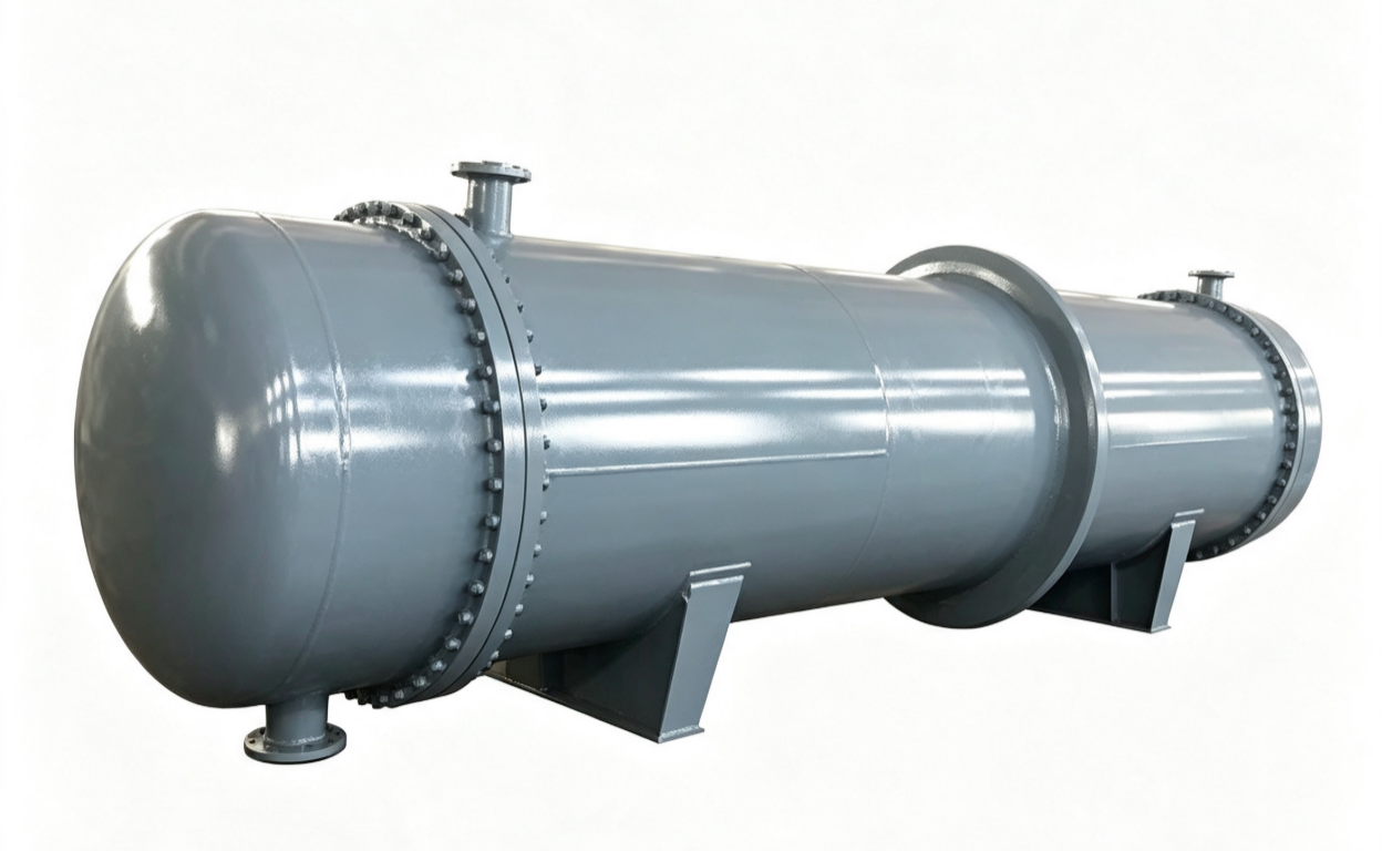 High Performance Shell and Tube Heat Exchanger for Industrial Heating and Cooling Applications