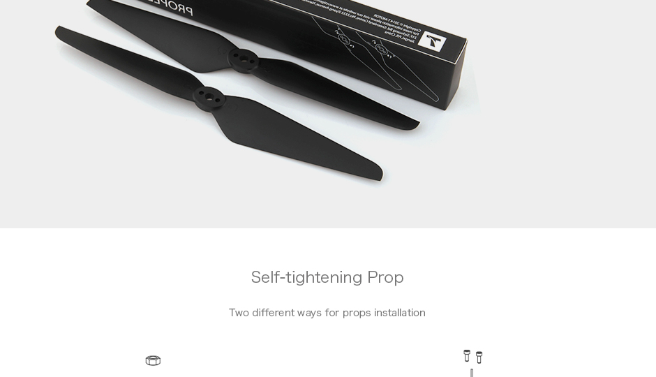 Wholesale Price T-MOTOR T9545-B Polymer Straight High Efficient Self-tightening CF Uav Drone Cheap Propeller