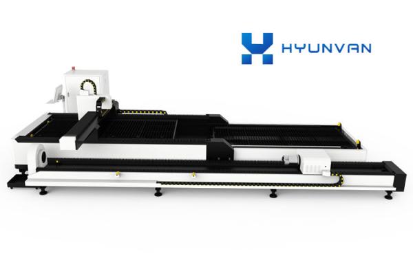 Plates / Pipes Metal Fiber Laser Cutter 380V 50Hz With Exchange Table