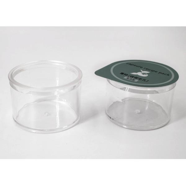 Vaina de acrílico clara de la máscara del picosegundo sola para el embalaje durante la noche facial de la máscara de la terapia