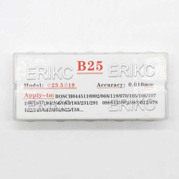 ERIKC B25 Common Rail Injector Shim 50 Pieces Fuel Injector Base Washer Set With Standard sealing For BOS