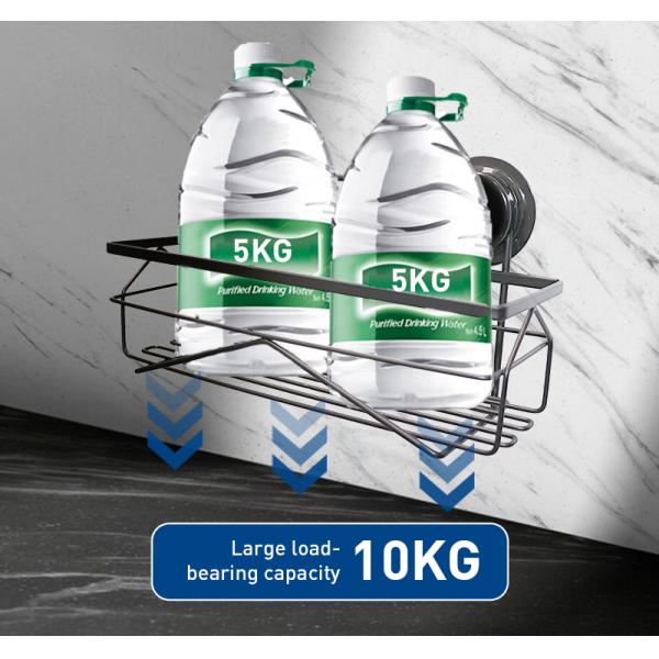 Черная окисленная чашка всасывания держателя Caddy Bathroom исправила нержавеющая сталь SS201