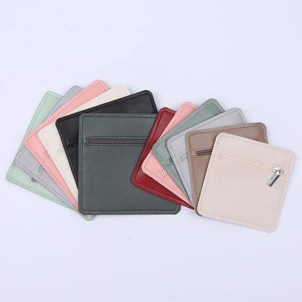 Biodegradable Fruit Leather Zipper Bag Exquisite Card Holder Jewelry Bag High-End Multifunctional Small Coin Purse Storage Bag