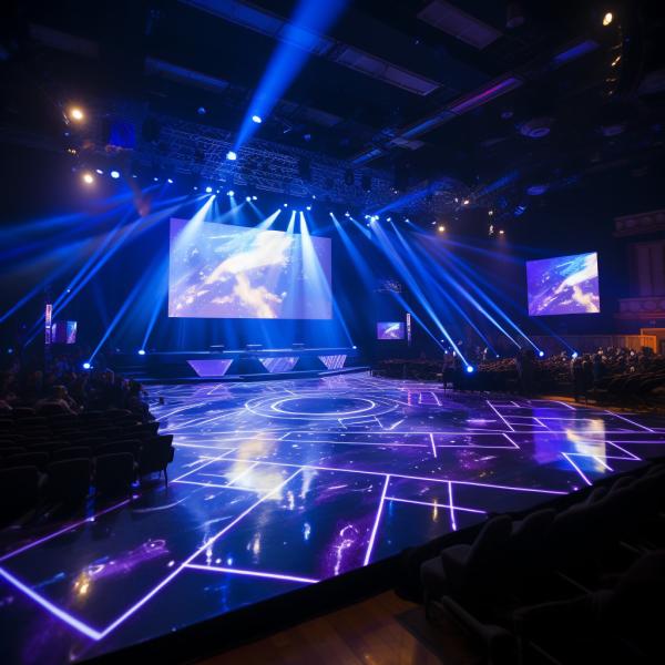 4K UHD 5500-8500nit LED Stage Display Rental HDMI/DVI/VGA Inputs