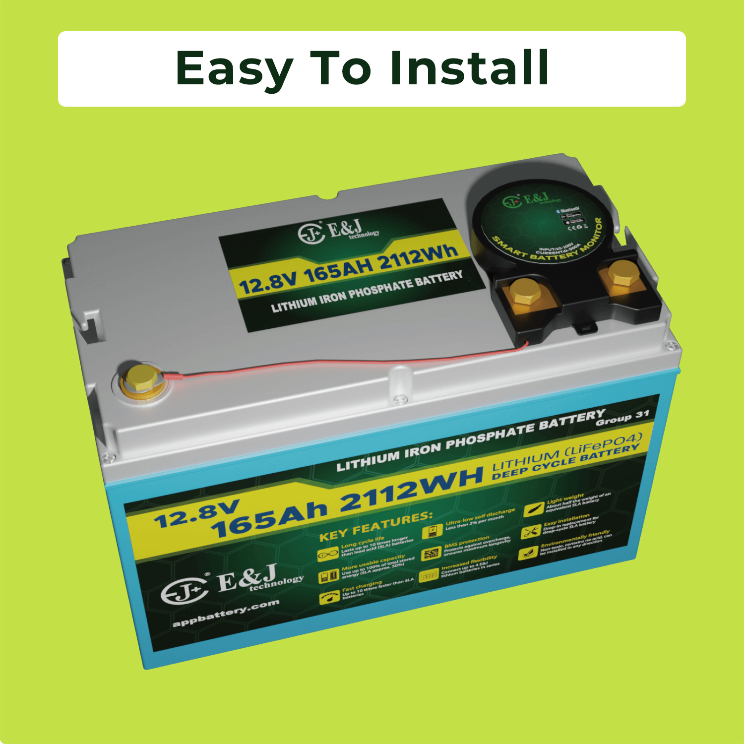 Smart Shunt Bluetooth Wireless Battery Monitor Current Sense Up To 500A For Caravan Truck
