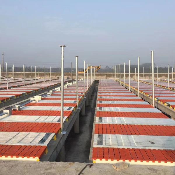 Fiberglass Plastic Slatted Floor Support FRP Beam Triangle Type