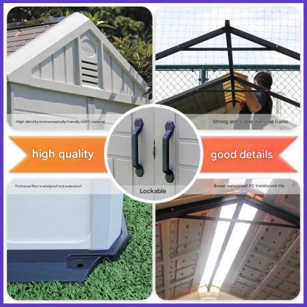 Removable Small Room for Steel Structure Outdoor Garden Simple Room Assembly Sundry Storage