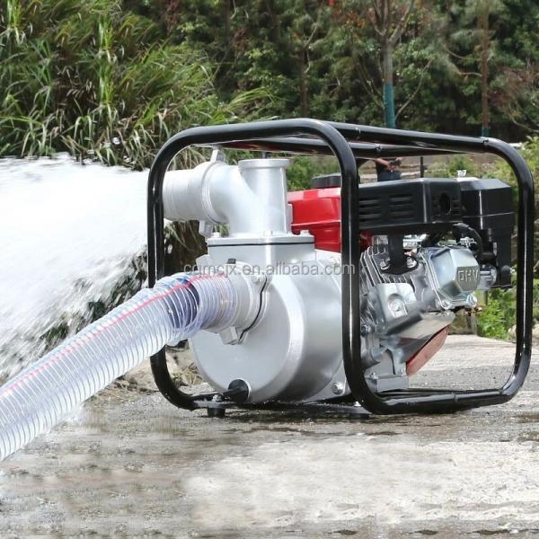 High Flow Rate Gasoline Water Pump 8hp 4inch 212cc Displacement 96m3/h Self Priming