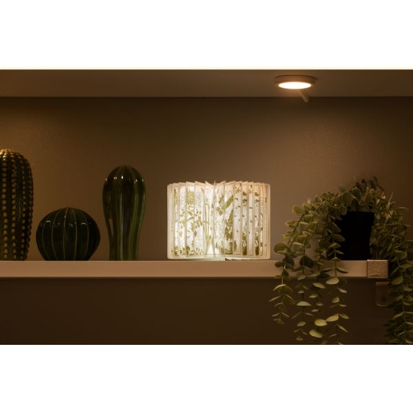 Eco Friendly Book Geometric Paper Lamp Decoration Museum Nightlight