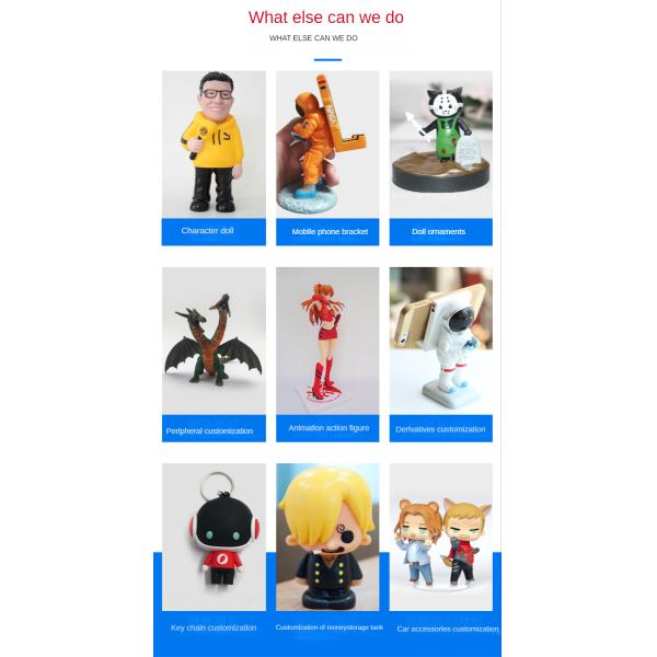 Специализированные 5 см Высота Кролик Собака Обезьяна Свинья Игрушки Сделано 15 дизайнов ПВХ куклы OEM Blind Box Мини-игрушки