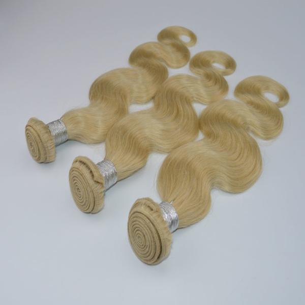 Hair Products #613 Bleached Blonde 100 Brazilian Remy Human Hair Body Wave Weaves