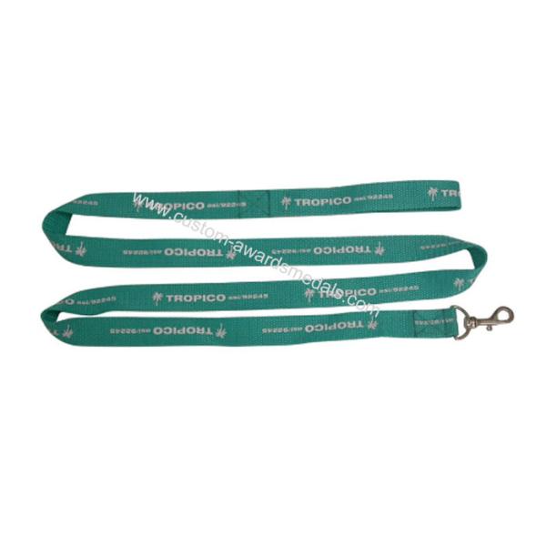 Custom Logo Promotional Pet Lanyard, Pet Leash With Metal Hook, Silk Screen Printing