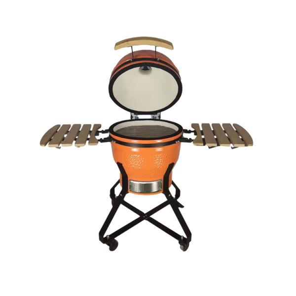 Kamado BBQ 18 Inches Original Outdoor Ceramic Grill Auplex Charcoal Egg Kamado for Outdoor Kitchen