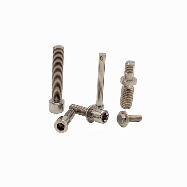 Parafusos de distribución hexagonales pequeños de acero inoxidable Partes de forma no estándar