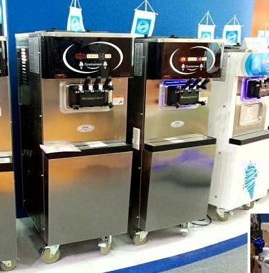 3 flavors 400cones/H Oceanpower classic legend soft ice cream maker OP138CS