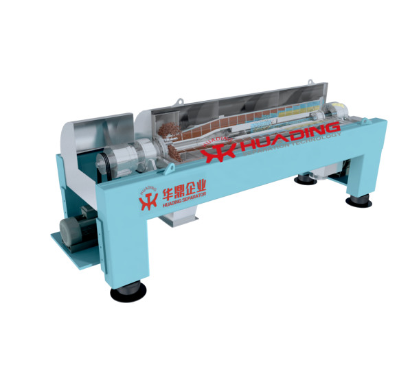 Stainless Steel Continuous Spiral Discharging Decanter Centrifuge Separator