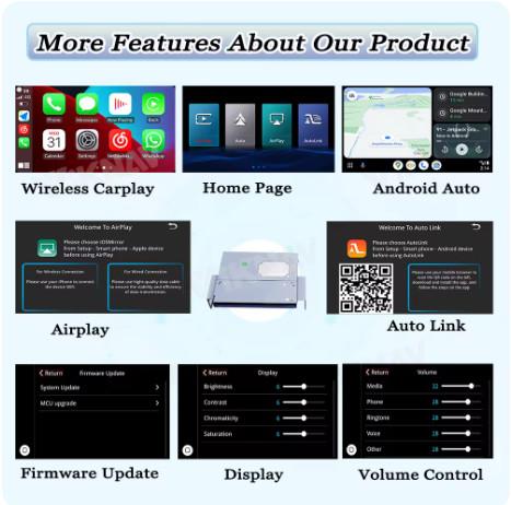 Système Viknav Linux OEM Pour Toyota Prado Pioneer 2014-2017 Mise à niveau décodeur Box Multimedia CarPlay sans fil
