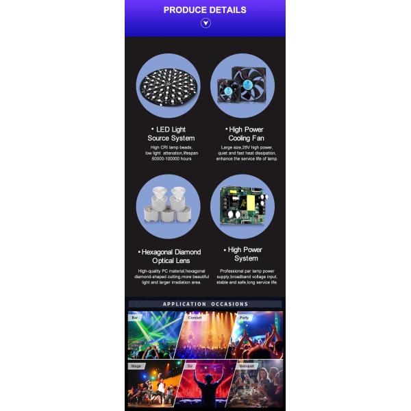 Внешний водонепроницаемый 54x3w RGB 3in1 RGBW теплый прохладный белый светодиодный парный свет для вечеринки DJ
