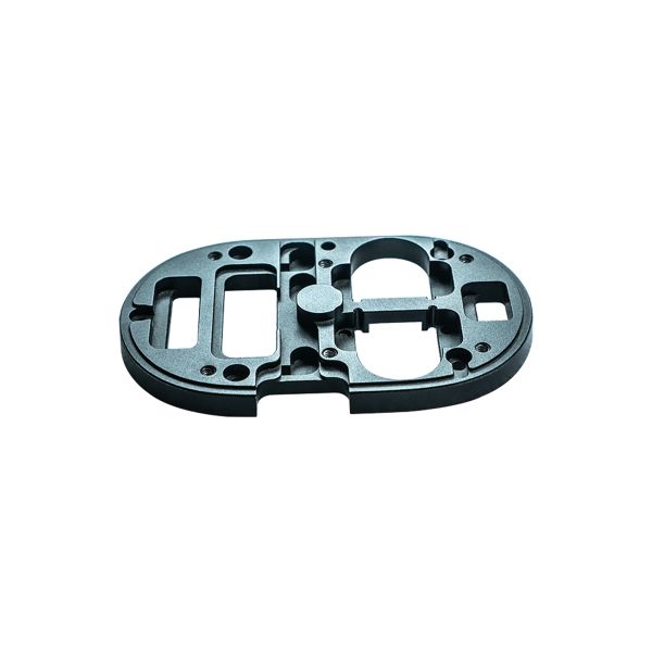 Drilling CNC Custom Parts Black Anodized Aluminum Metal Mechanical Parts for Equipment