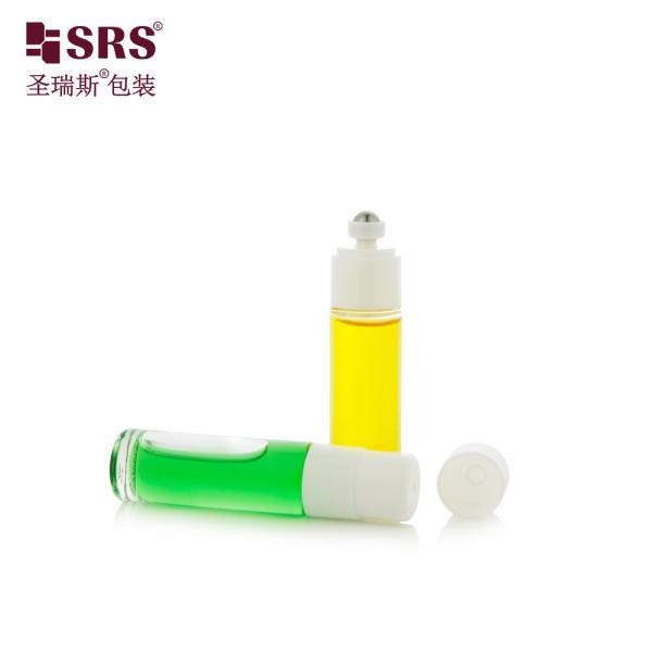 BLPB 15ml Clear Wholesale Customization Mold Glass Roll On Bottle With Switch Roller Steel Ball Bottles For Perfume