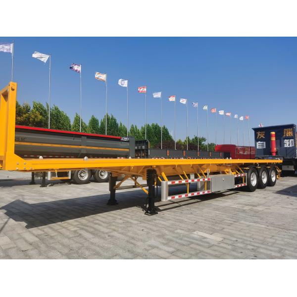 3 Axle 32 Foot 40 Foot Flatbed Semi Trailer For Sale