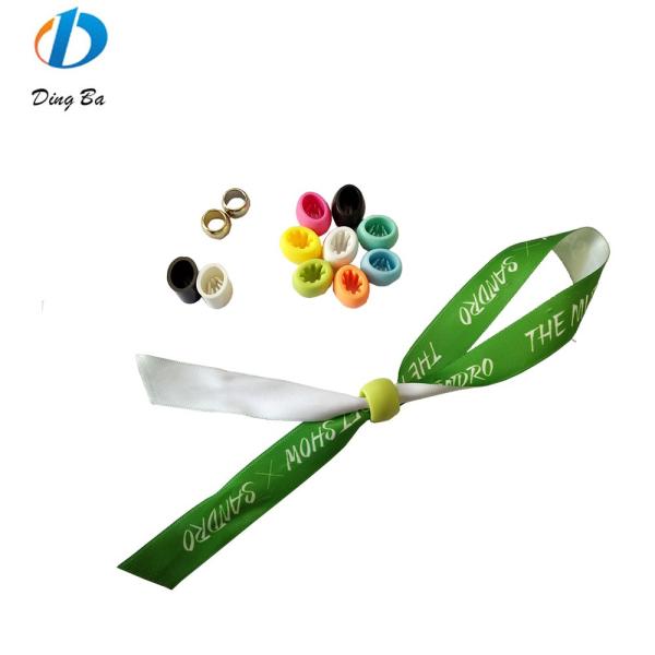 Custom event festival party RFID wristbands with satin fabric and logo printing