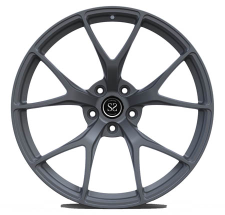 Почищенный щеткой черный сплав monoblock снабжает ободком дюйм 21x10 21x11.5 части 21 x5m 1 расположил ступенями выкованные колеса