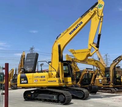 Excavadora de craving de pré-craving PC200 Komatsu Usada com 6 cilindros