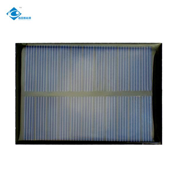 Painel solar solar de resina de cola Epoxy do módulo 0.6W do picovolt do silicone ZW-8556 fotovoltaico do painel solar de 110MA 5.5V