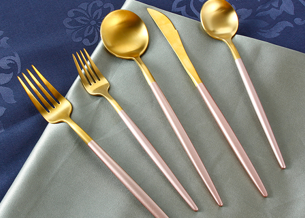Reusable Wedding 18/10 Stainless Steel Cutlery 5pcs