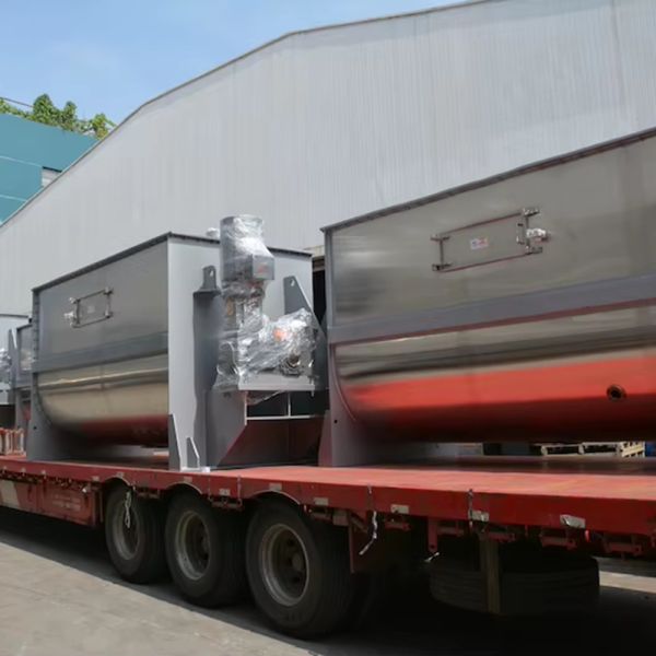Variable Speed Stainless Steel Horizontal Powder Mixer with 500-1000L Mixing Capacity