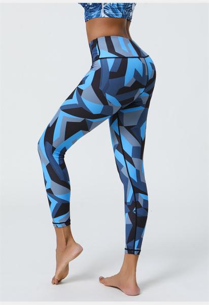 Sport Yoga Pants High Waist Tights Butt-lifting Yoga Leggings Printed Women's Fitness Leggings