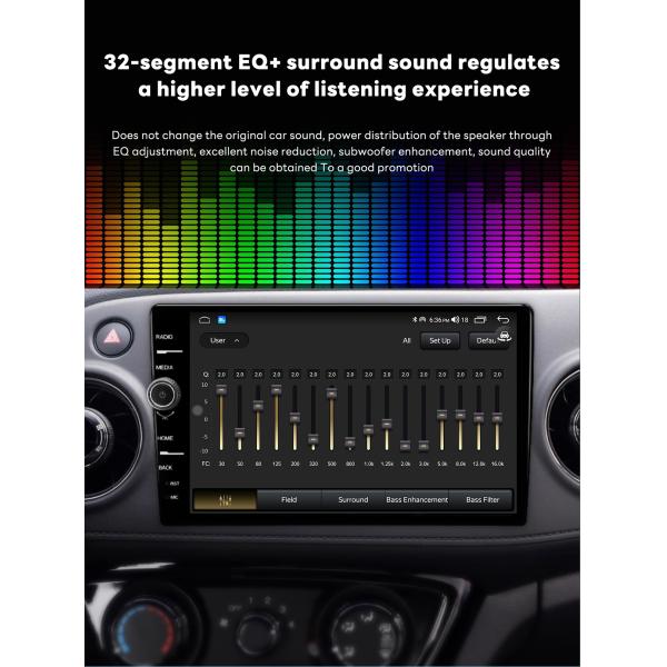 Функция CarPlay Double Din Touch Screen Car Media Player с разрешением 1280*800