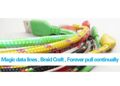 Os PP puros Yarn a cor feita sob encomenda Sleeving trançada algodão para a proteção do cabo/fio