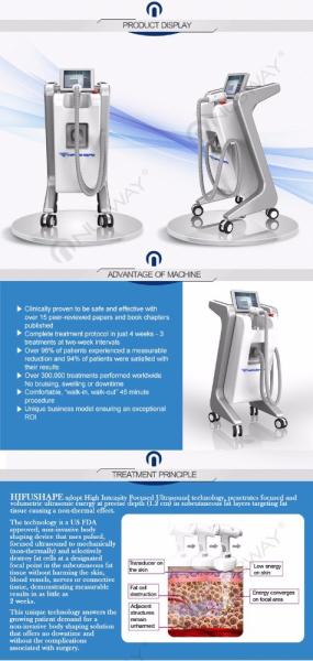 Beauty cavitation slimming machine hifu body high intensity focused ultrasound fat loss machine for body shape
