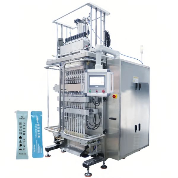 Multi Column Liquid Stick Pack Machine Back Seal Powder Packaging Machine 380V