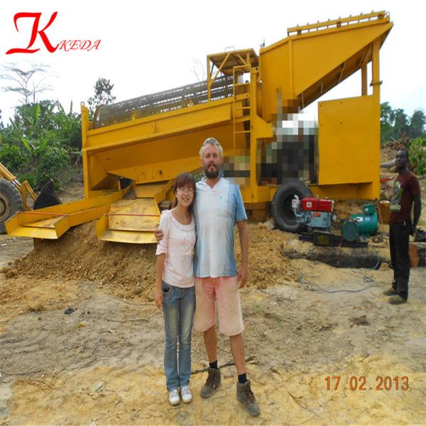 gold mining trommel alluvial gold mining equipment automantic alluvial gold panning machine