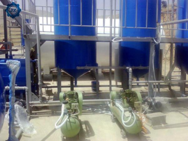 óleo de 10 toneladas da pirólise do pneu do desperdício da lama de óleo 10TPD ao dispositivo diesel da refinaria de petróleo