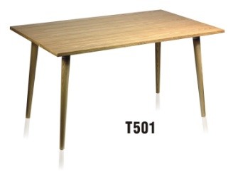 America style solid wood rectangle dining table furniture