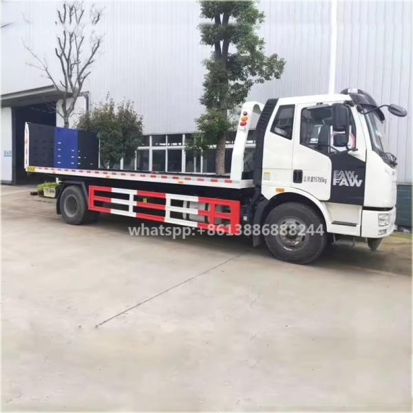 FAW  10 Tons Flatbed Wrecker  Road-block Removal Truck   Blockroad Broken Car