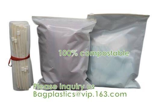 Eco-Friendly Zipper Reusable Bags, Compostable, Biodegradable, Slider Reusable Bags, PLA +PBAT