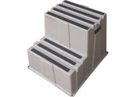 Utilisation à la maison d'hôpital de HDPE d'anti de glissement tabouret en deux étapes en plastique d'étape