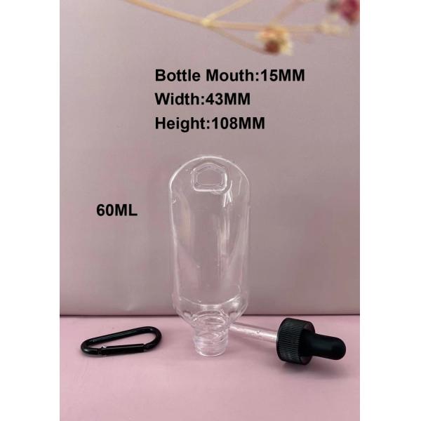 60ML Plastic Dropper Bottle Cosmetic Portable Travel Kit Bottles Lotion Water Container for Travel