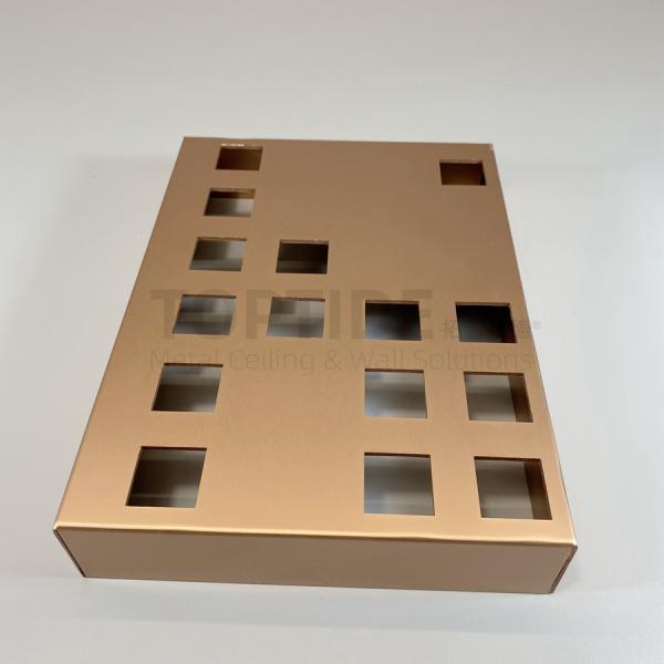 Commercial Building 0.8mm Thick Metal Panel Facade Aluminum Facade Cladding