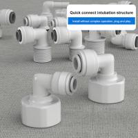 Appareils de filtration de l'eau 2 à 3 points filé purificateur d'eau en silicone coude