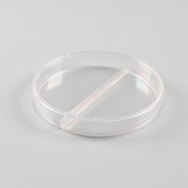 Bacterial Culture Plastic Petri Dish 3 Compartment With Lid Culture Dishes