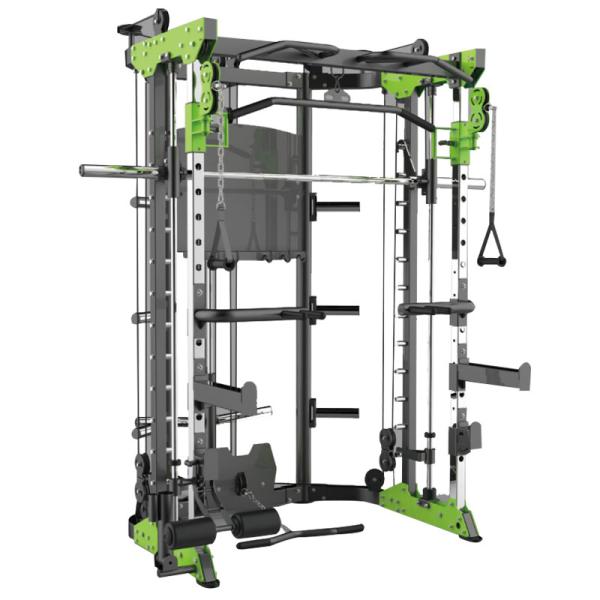 1730*2010*2230mm Gym Equipment Commercial Multi Trainer Squatting Rack Smith Machine Power Rack