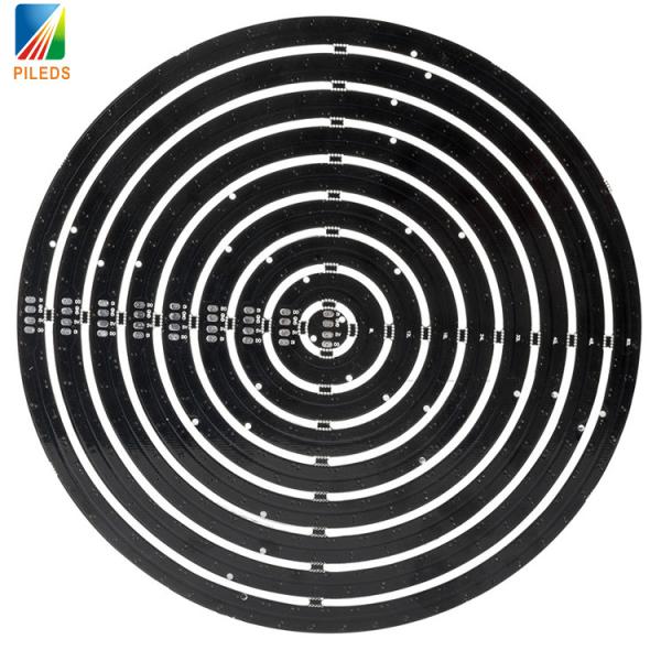 Настраиваемый RGB Circle Pixel Light WS2812 SK6812 Адресованный черно-белый ПКБ-карта DIY 5050 5V WS2812B Angel Ring
