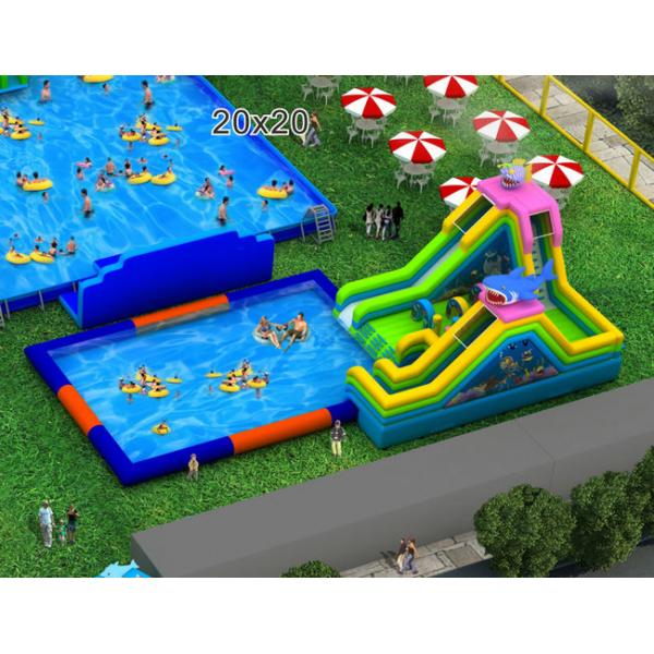 Оборудование аквапарк коммерчески крупного плана раздувное для детей и взрослых